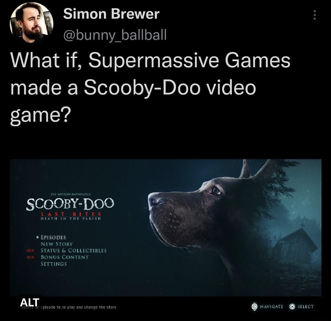 e Simon Brewer I VAE 1 What if Supermassive Games NETe SR RSTelele oV DIoTeRVi o Te game R e