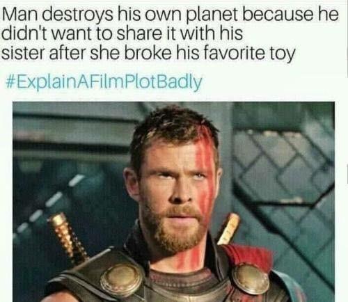 Man destroys his own planet because he didnt want to share it with his sister after she broke his favorite toy