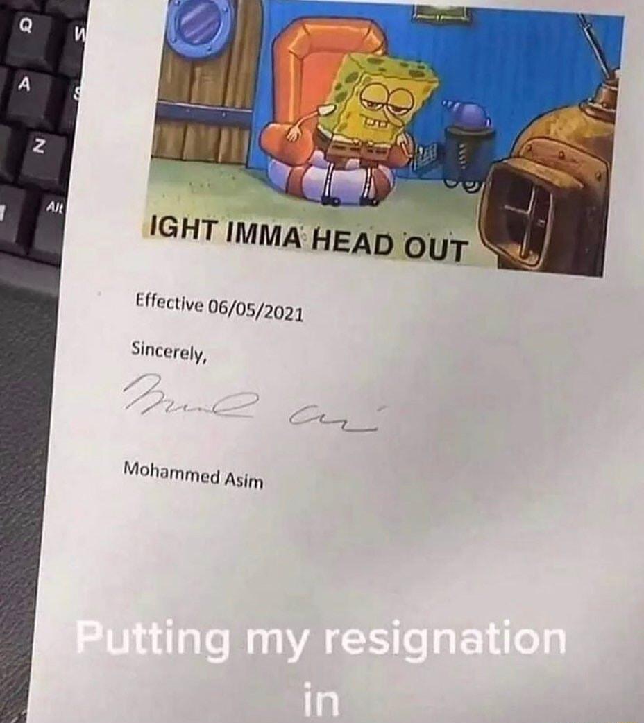 Effective 06052021 Sincerely Mohammeg pginy