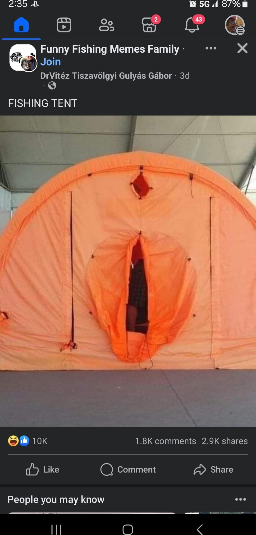 Funny Fishing Memes Family
Join
DrVitéz Tiszavölgyi Gulyás Gábor
3d
FISHING TENT