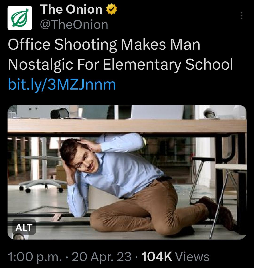 The Onion TheOnion O 3ileIRS Telel e i AV EVCIAVET Nostalgic For Elementary School bitly3MZJnnm