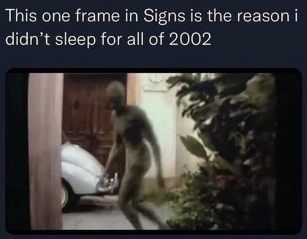This one frame in Signs is the reason i elfeaM I ETToR ol gk1 o 21 010
