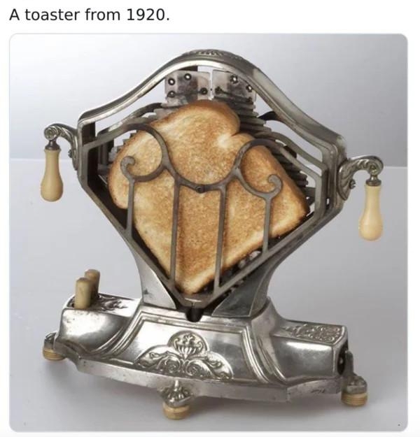 Curiosities Follow The Museum of CuriosMuseum A toaster from 1920