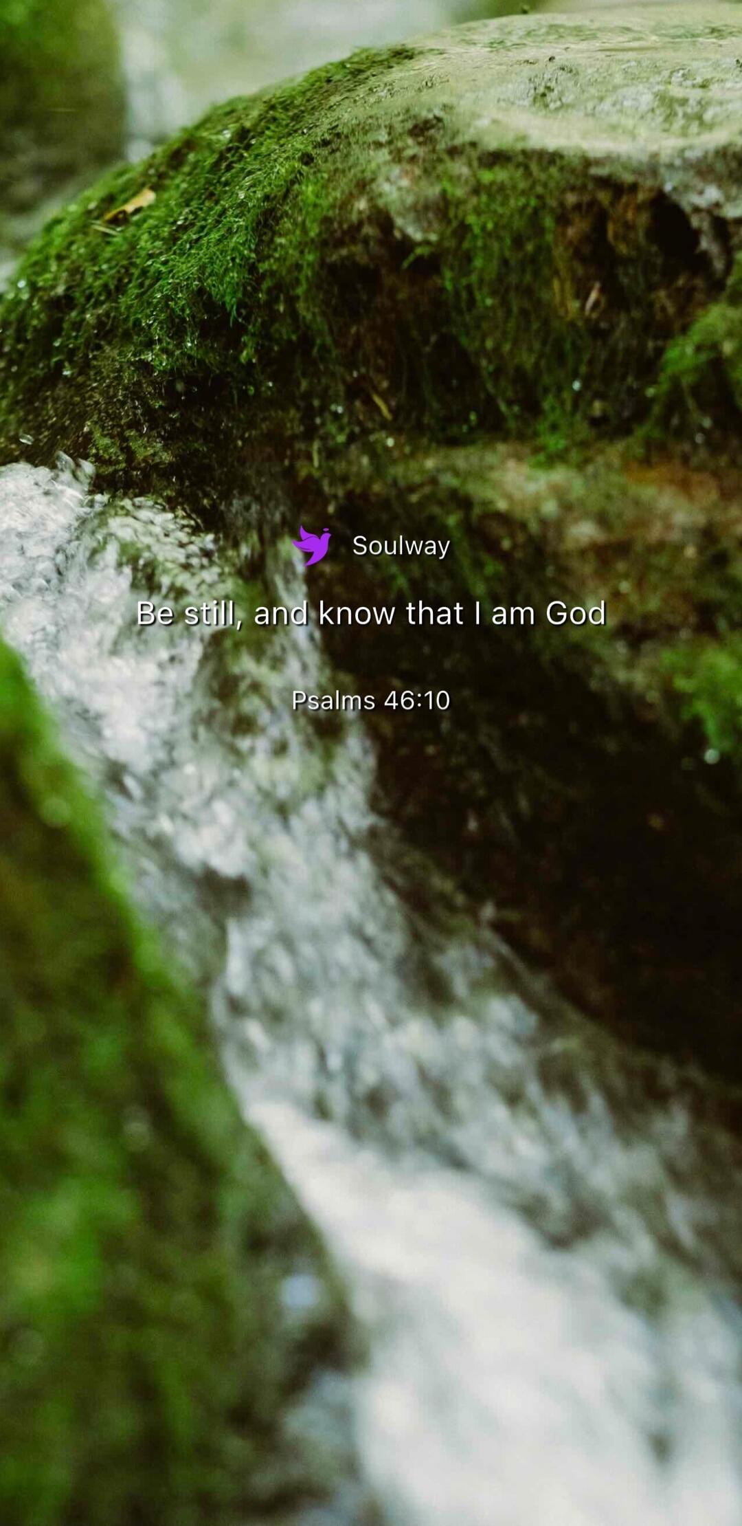 Soulway Be still, and know that I am God Psalms 46:10
