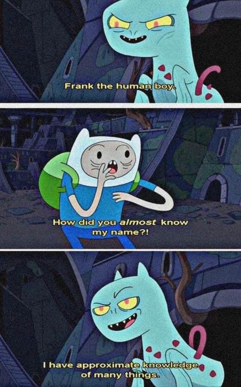 o Frank the humanb 1 have approxi of many