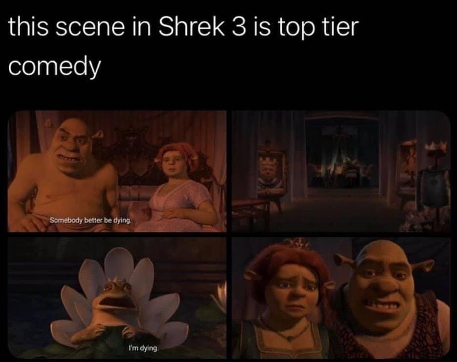 this scene in Shrek 3 is top tier olelpalteY