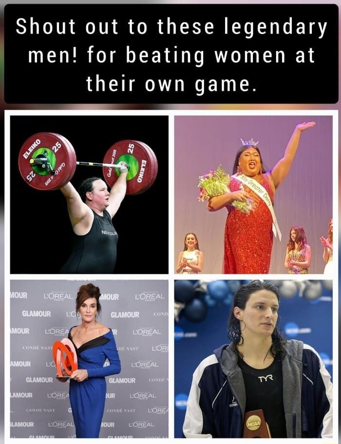 Shout out to these legendary men for beating women at their own game