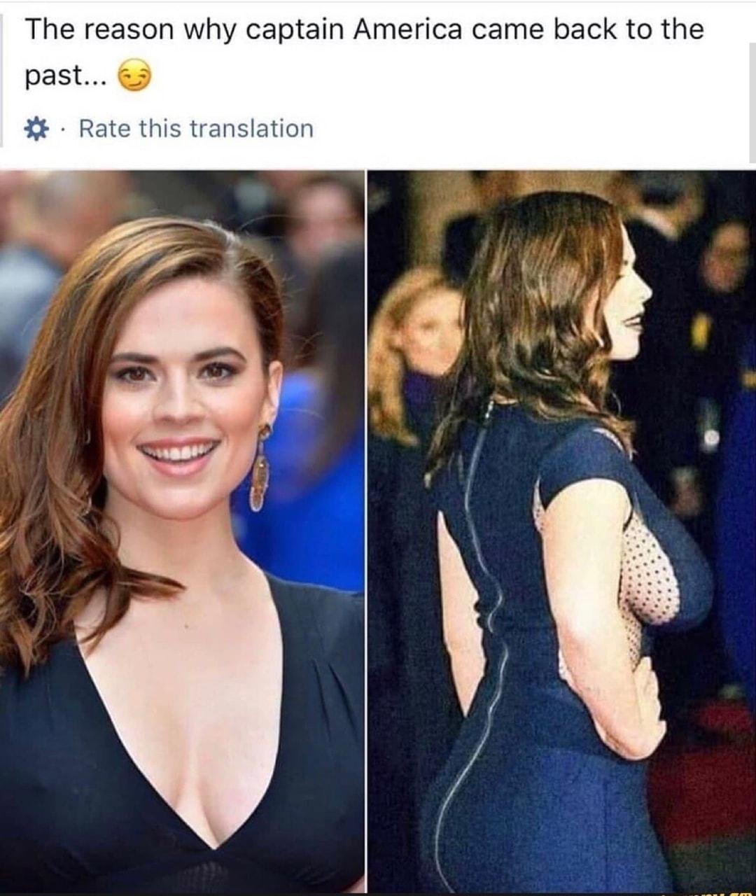 The reason why captain America came back to the past Rate this translation