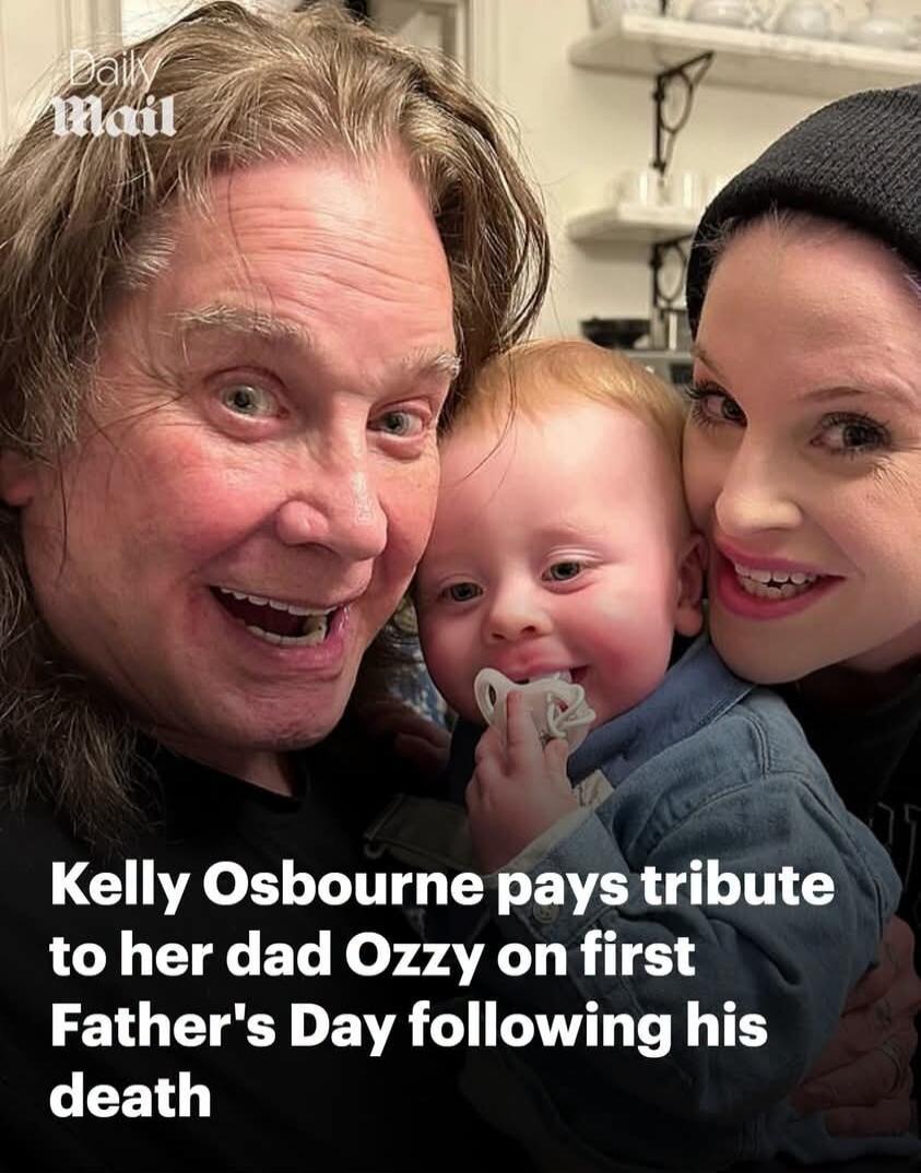 Daily Mail Kelly Osbourne pays tribute to her dad Ozzy on first Father's Day following his death