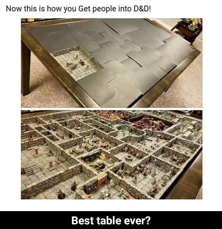 Now this is how you Get people into DD e Best table ever