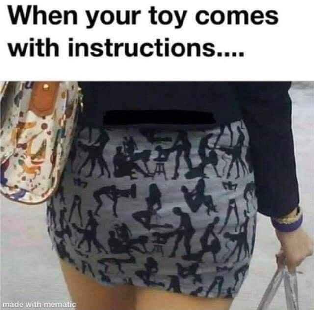 When your toy comes with instructions