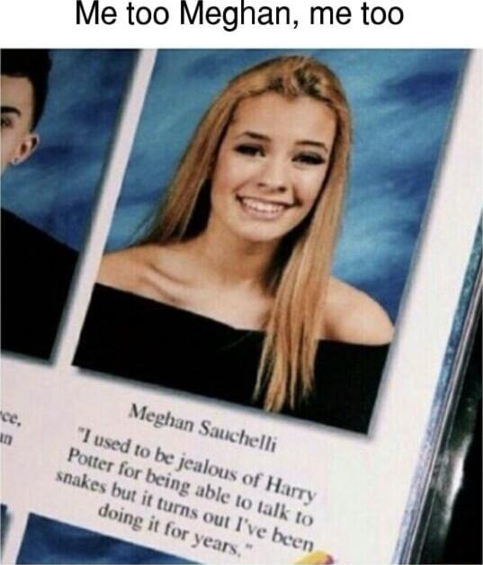 Me too Meghan me too