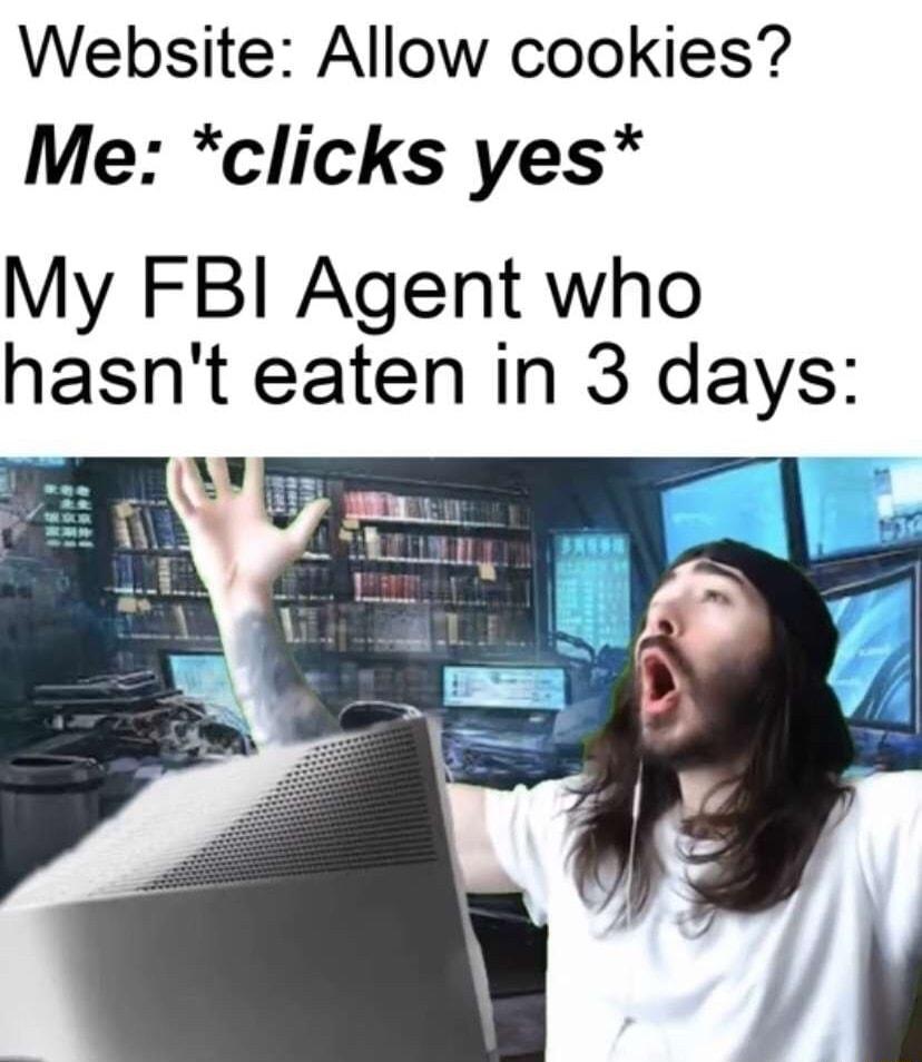 Website Allow cookies Me clicks yes My FBI Agent who