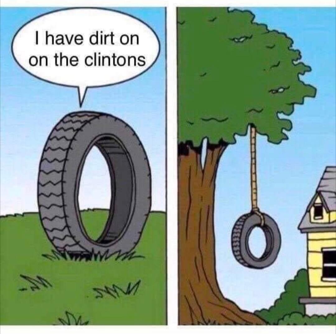 I have dirt on the clintons