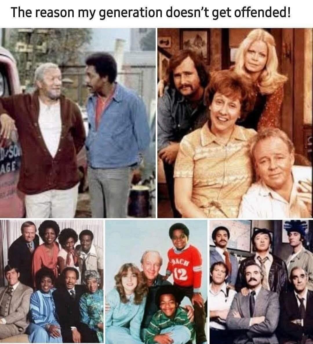 The reason my generation doesn't get offended!
