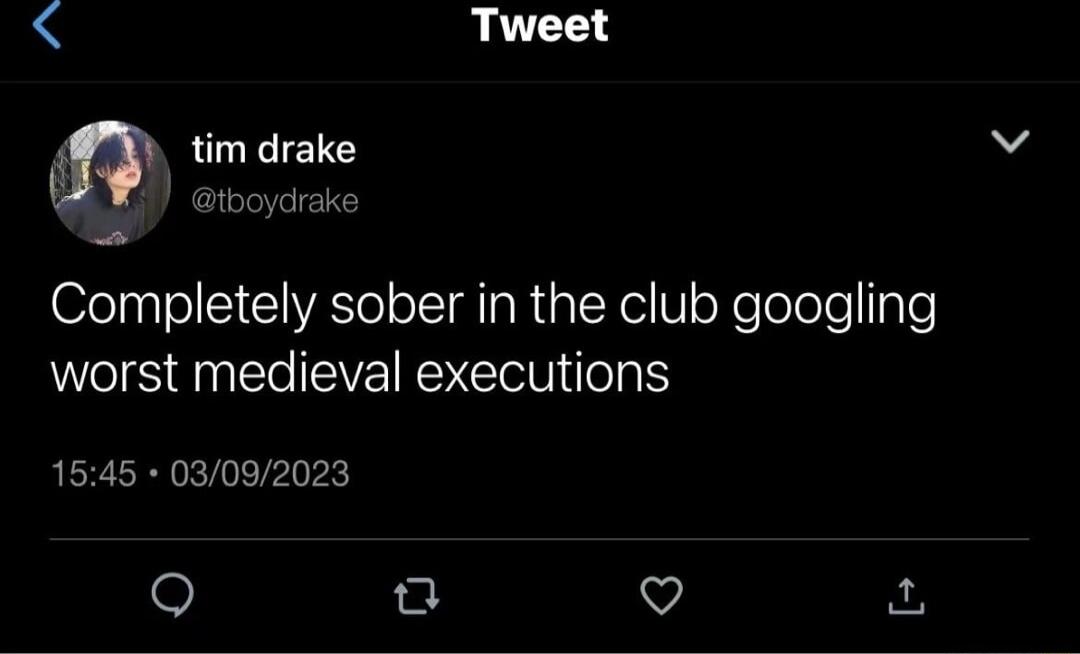 Tweet w tim drake G tboydrake 0e3To 1 CIIVRSTo o ST A TaR g SN el V o eTolele o worst medieval executions 1545 03092023 V