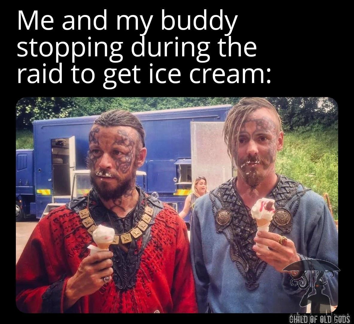 YITale Mg o8lels SyeelolollglAeVlglal Rial raid to get ice cream