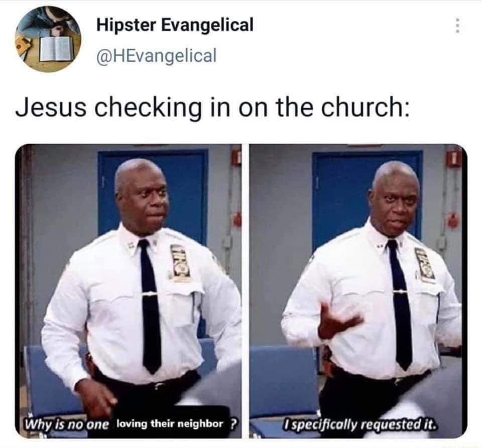 Hipster Evangelical 1 HEvangelical Jesus checking in on the church Ipeciicolly requested it