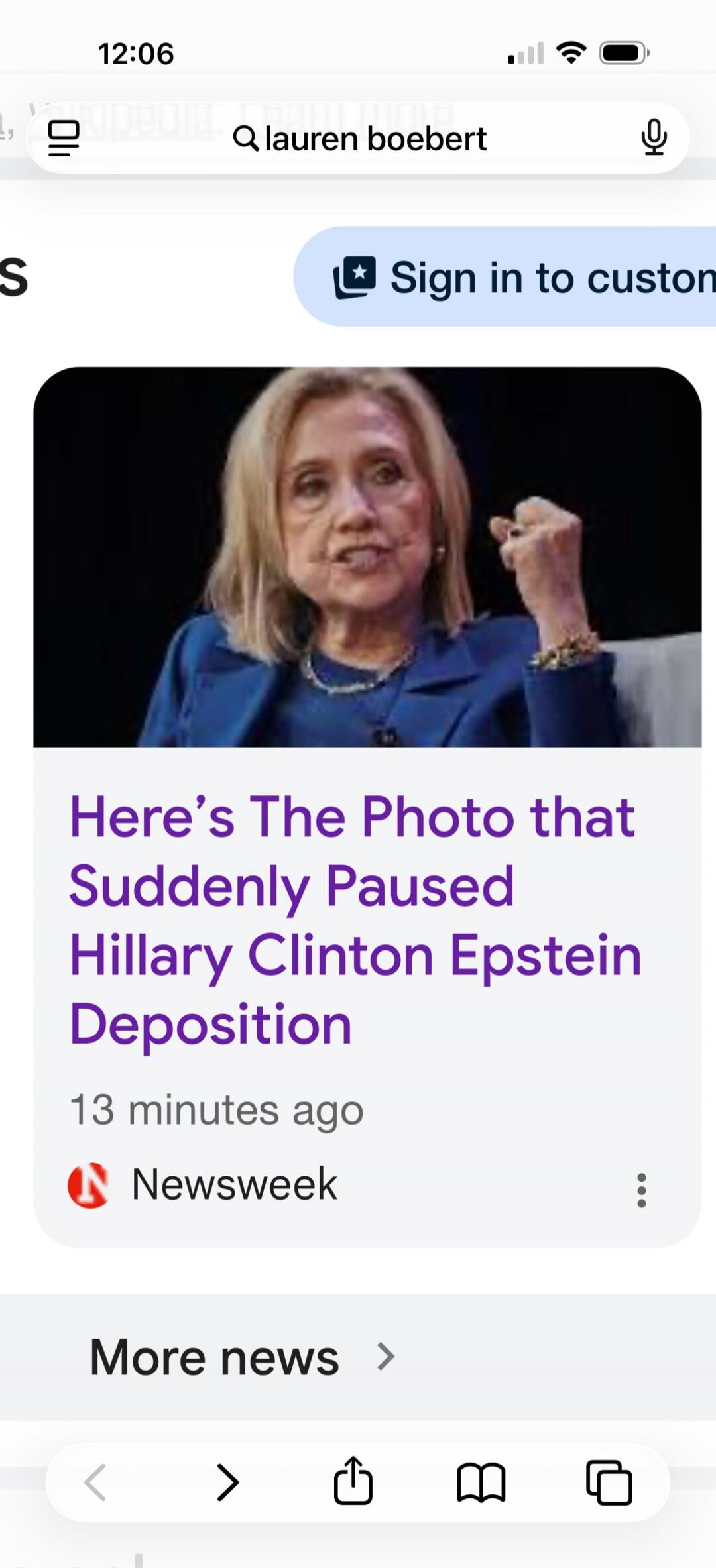 Here's The Photo that Suddenly Paused Hillary Clinton Epstein Deposition
13 minutes ago
Newsweek