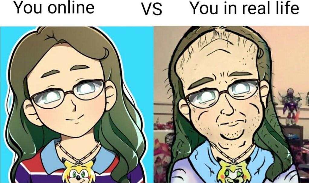 You online VS Youinreal life