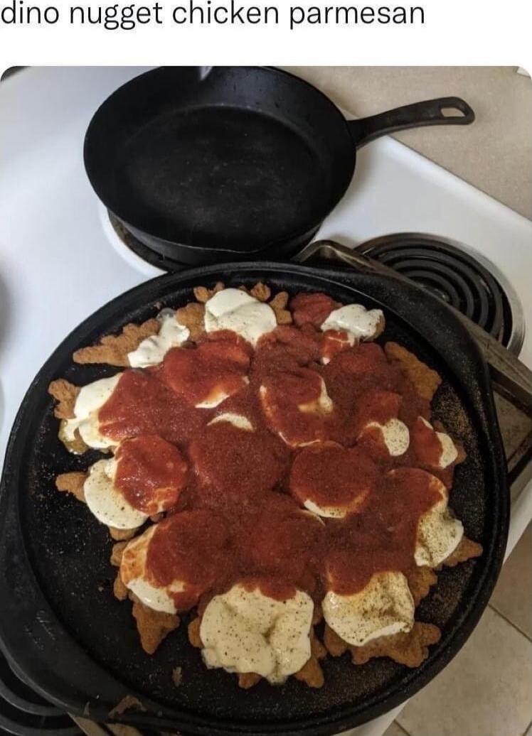 dino nugget chicken parmesan