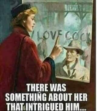 LOVE COCK
THERE WAS SOMETHING ABOUT HER THAT INTRIGUED HIM....