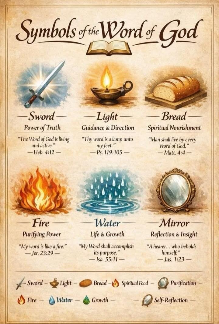 Symbols of the Word of God. Sword - Power of Truth. 