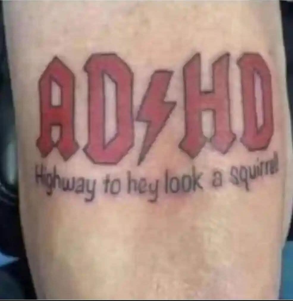 AD/HD Highway to hey look a squirrel