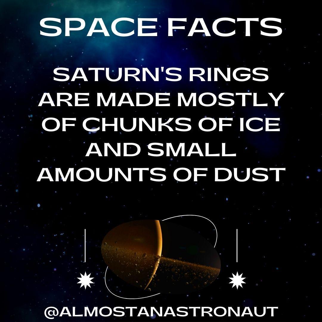 S o J oy SATURNS RINGS ARV Vae 3 V e i IR ol Xein18 Yeol ol o AND SMALL A Y e18 g S o DUST L ALMOSTANASTRONAUT