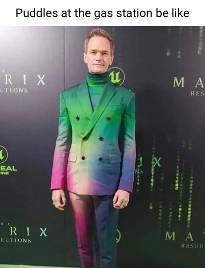 Puddles at the gas station be like