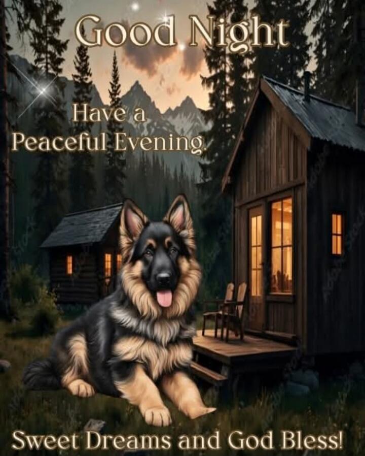 Good Night Have a Peaceful Evening Sweet Dreams and God Bless!