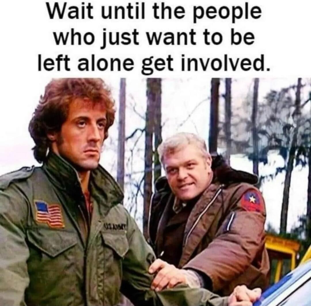 Wait until the people who just want to be left alone get involved.