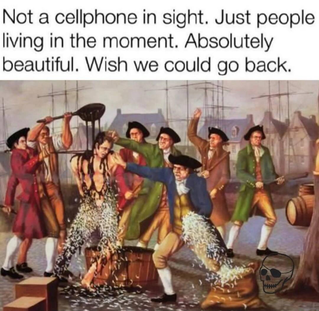 Not a cellphone in sight Just people living in the moment Absolutely beaunful Wish we could go back il