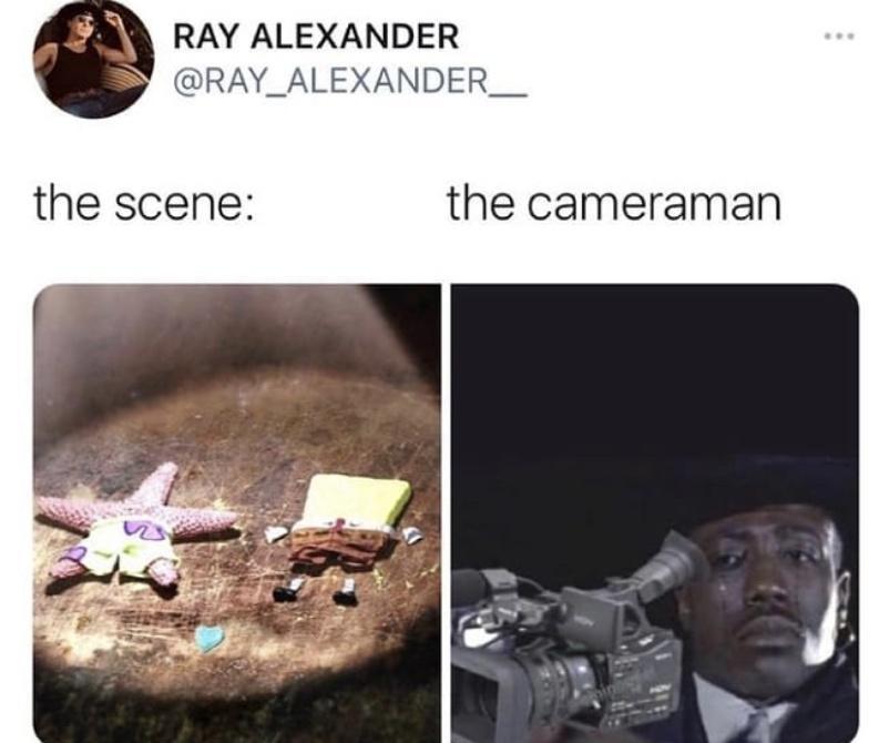 RAY ALEXANDER RAY_ALEXANDER__ the scene the cameraman