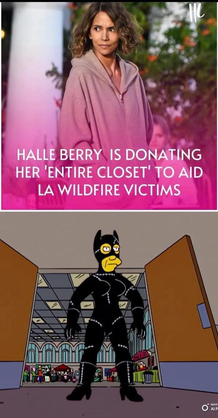 BERRY IS DONWG HERENTIRE CLOSET TO AID LA WILDFIRE VICTIMS