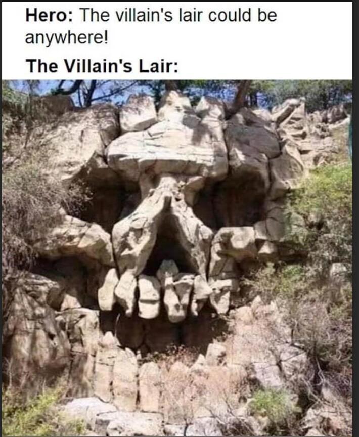 Hero The villains lair could be anywherel The Villains Lair