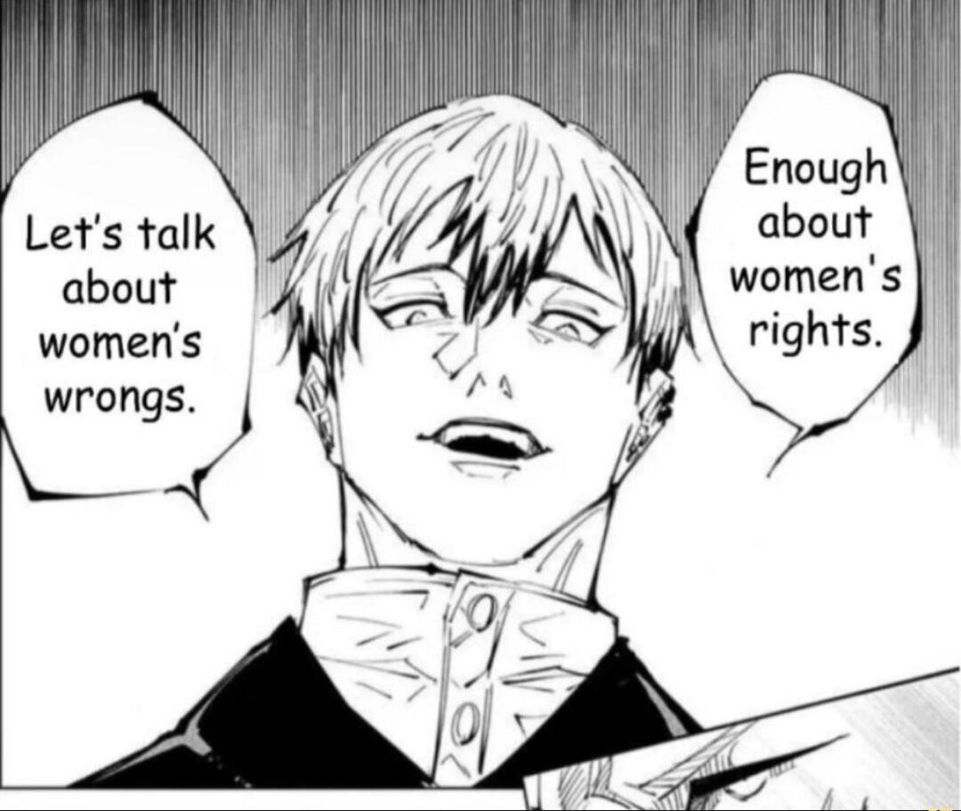 Lets talk about womens wrongs