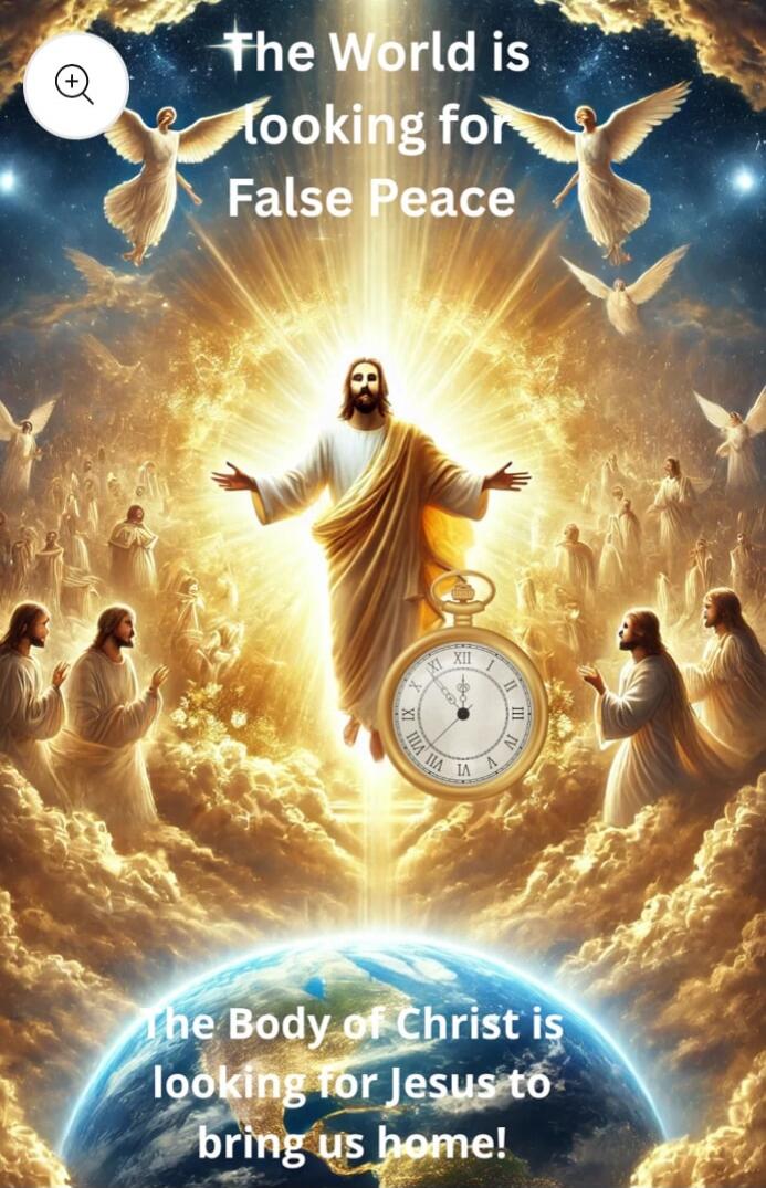 The World is looking for False Peace. The Body of Christ is looking for Jesus to bring us home!