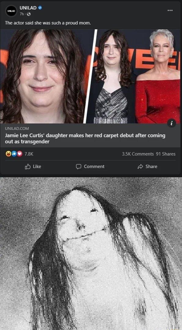 UNILAD me The actor said she was such a proud mom UNLADCOM Jamie Lee Curtis daughter makes her red carpet debut after coming e 35K Comments 91 Shares Comment share