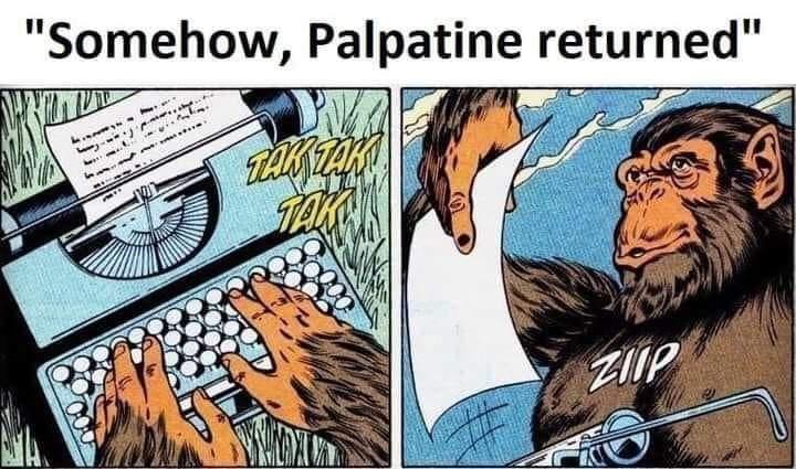 Somehow Palpatine returned e
