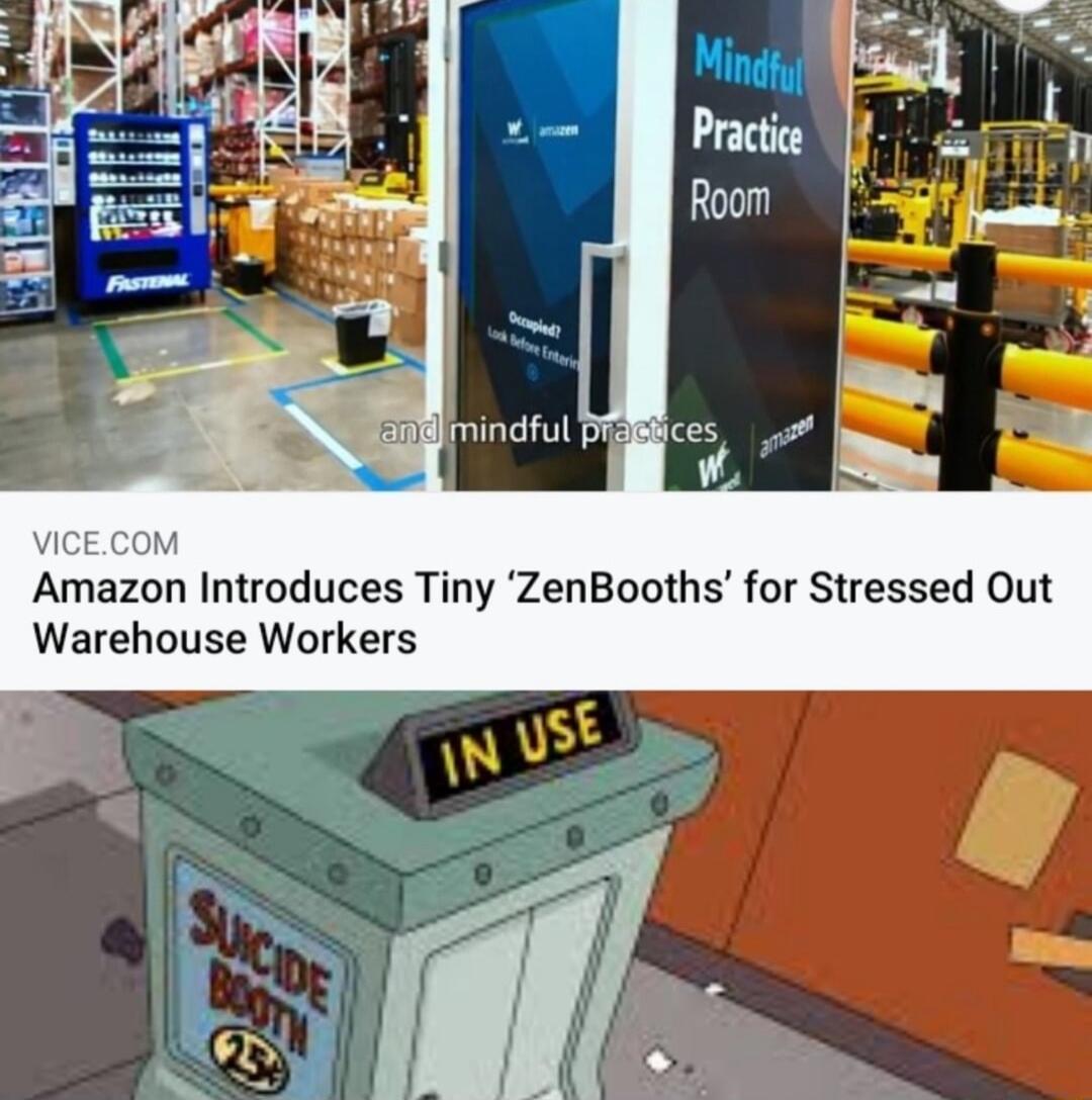 Amazon Introduces Tiny ZenBooths for Stressed Out Warehouse Workers