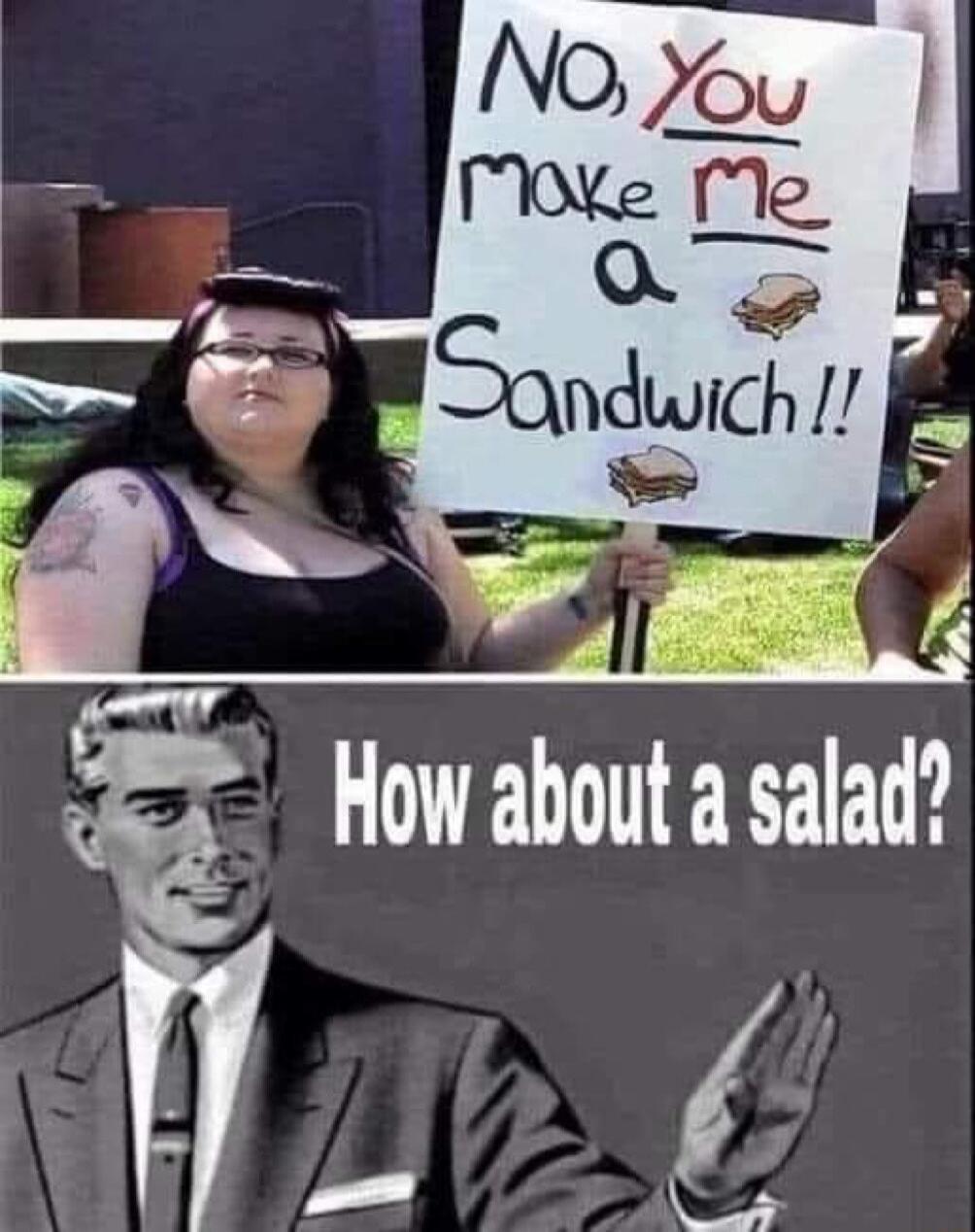 How about a salad 0