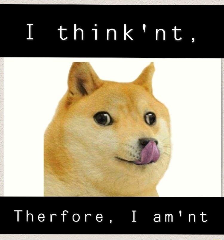 Therfore I amnt