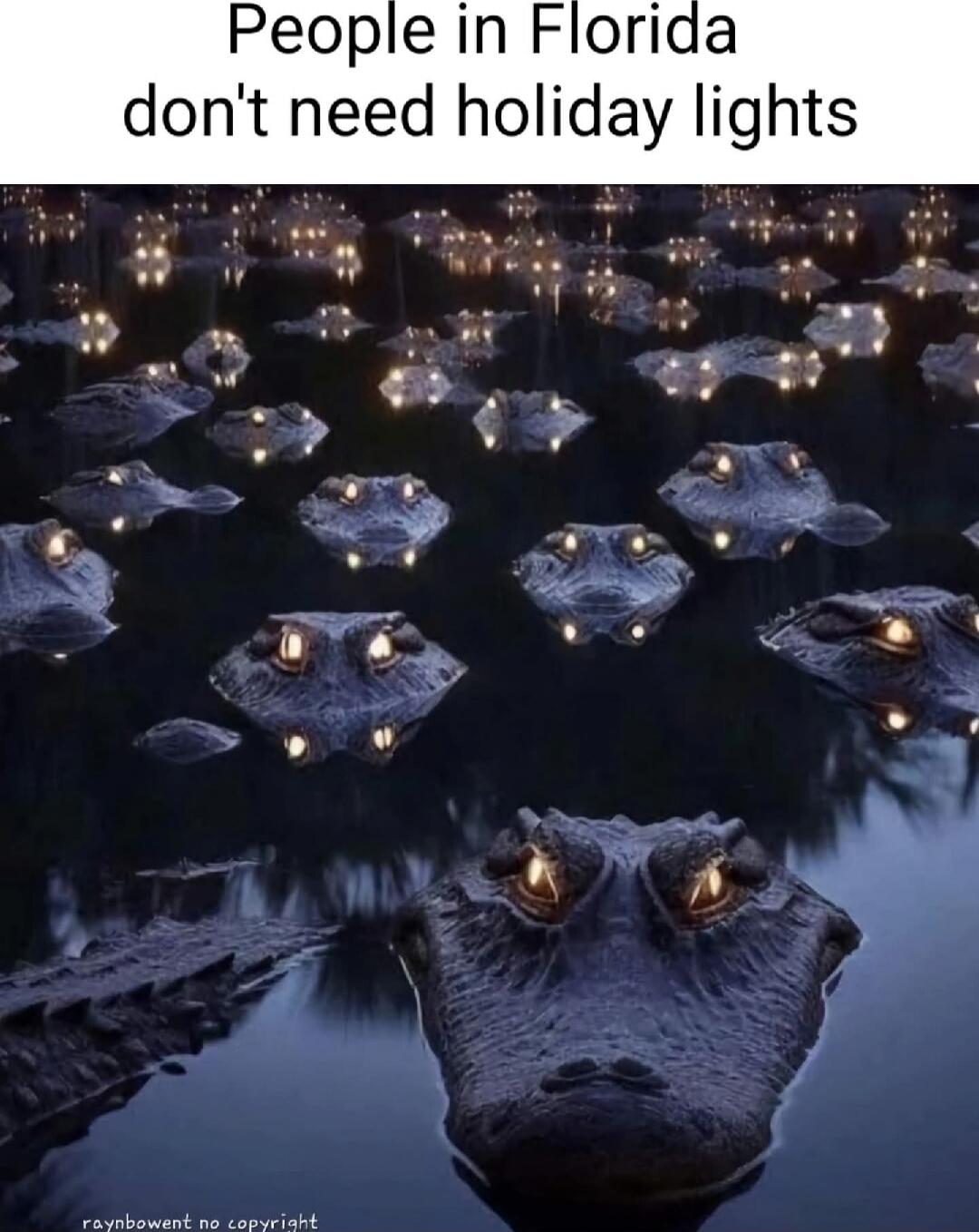 People in Florida don't need holiday lights