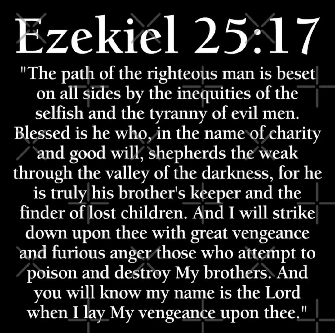 Ezekiel 25:17. 