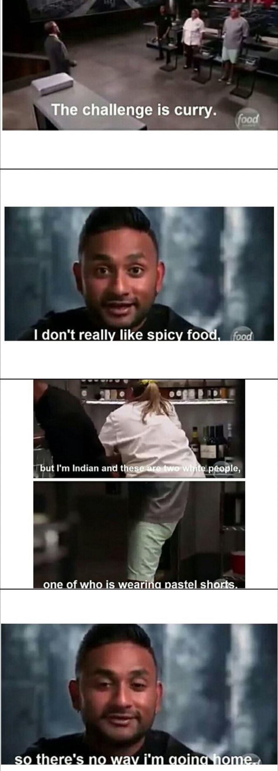 b The challenge is curry pastel shokts