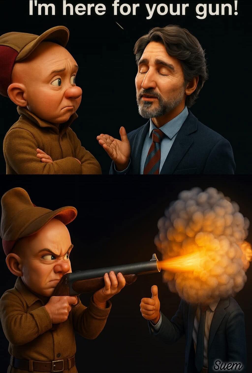 I'm here for your gun!