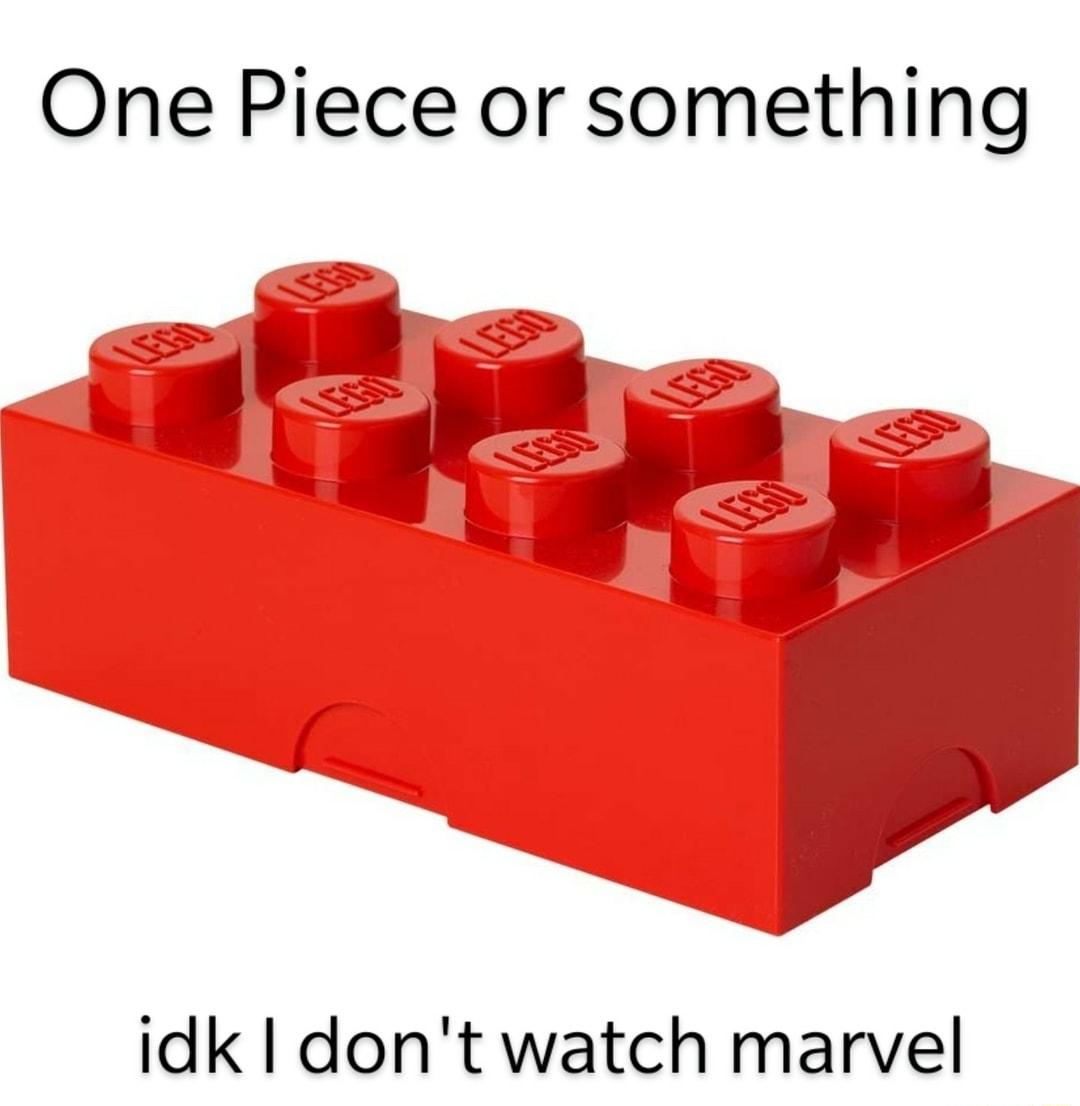 One Piece or something idk dont watch marvel