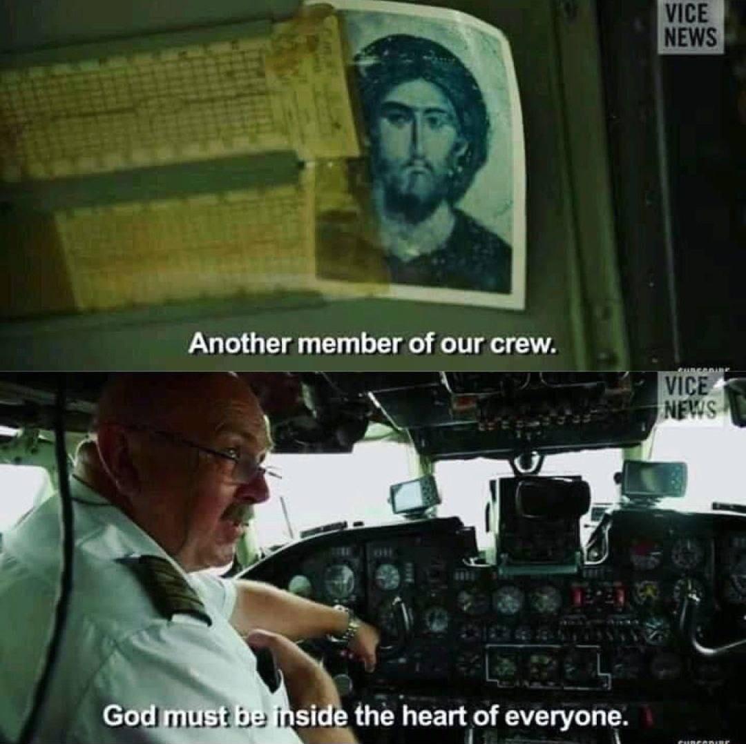 Anrmer member of our crew 73 the heanlof everyone