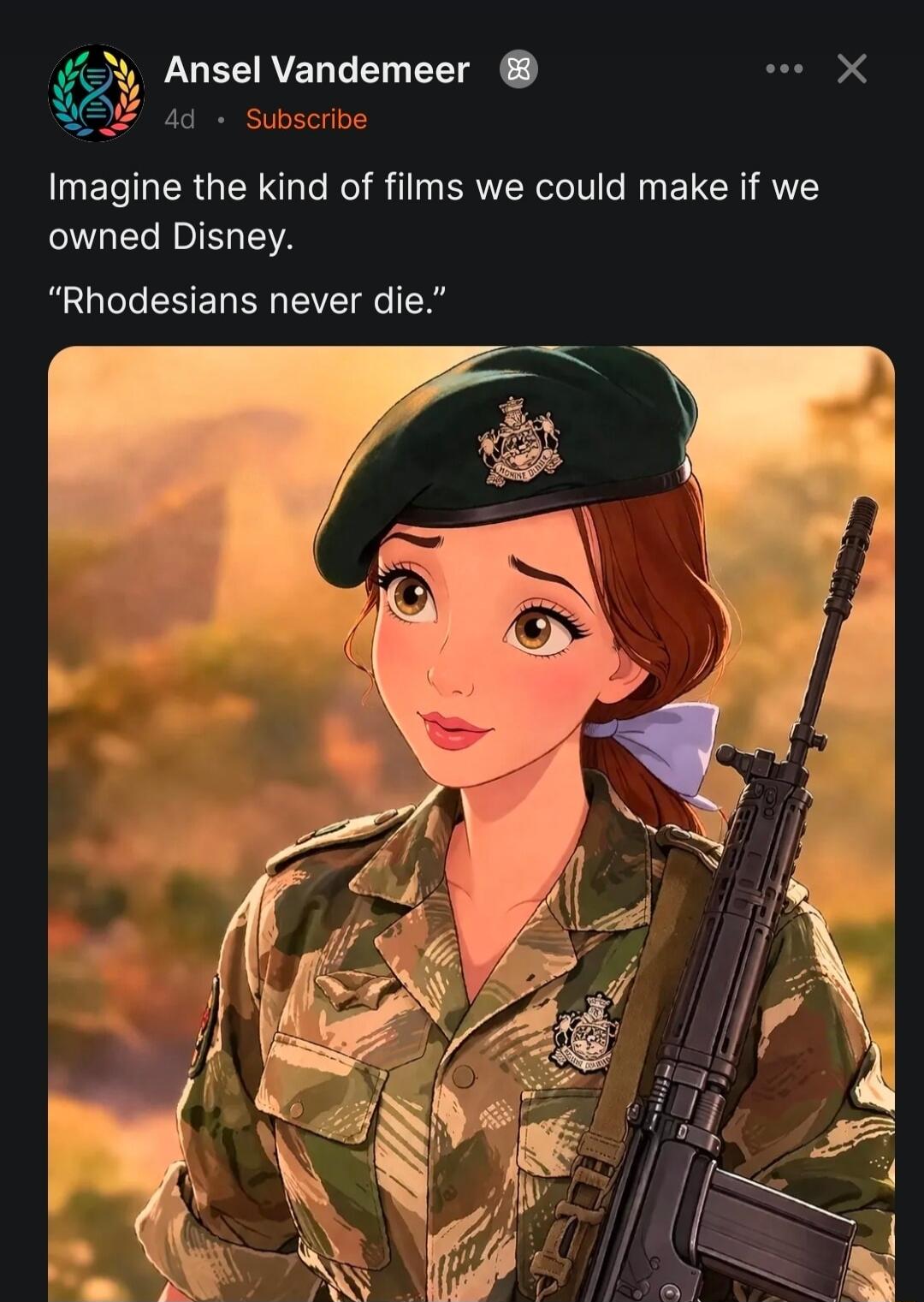 Ansel Vandemeer 4d Subscribe Imagine the kind of films we could make if we owned Disney. 